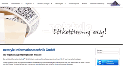 Desktop Screenshot of netstyle.de